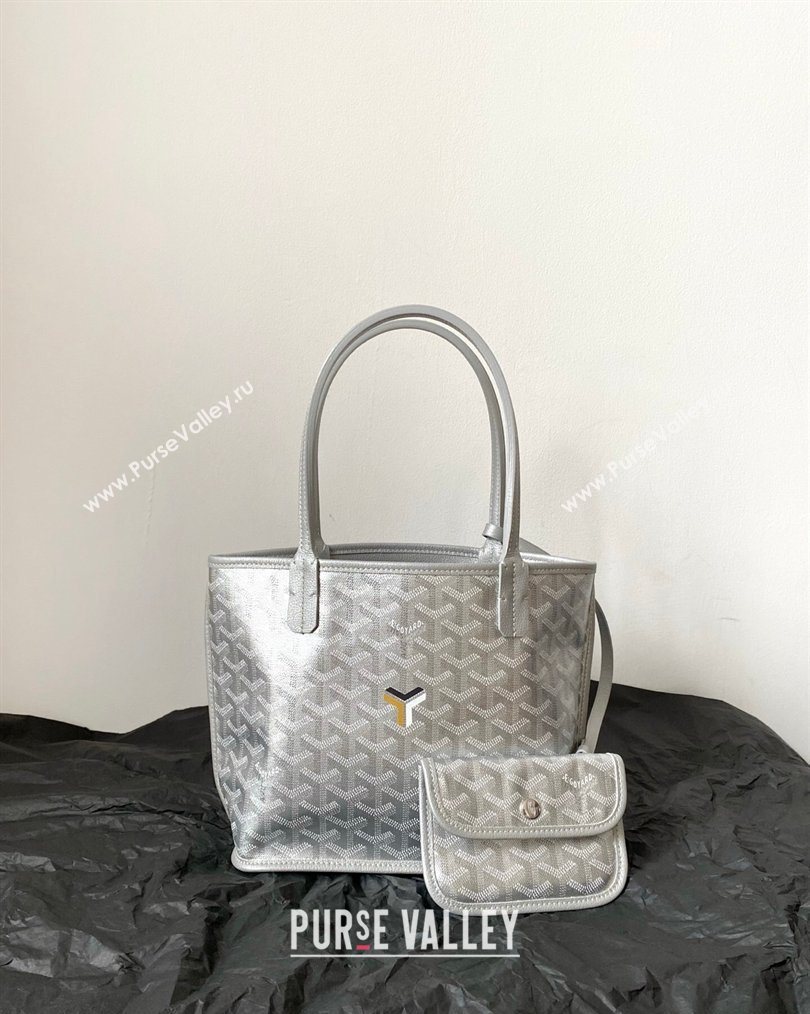 Goyard Anjou Mini Tote Bag Silver 2026 2003 (BI-260122034)