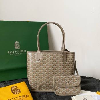 Goyard Anjou Mini Tote Bag Grey/Green 2026 2003 (BI-260122035)
