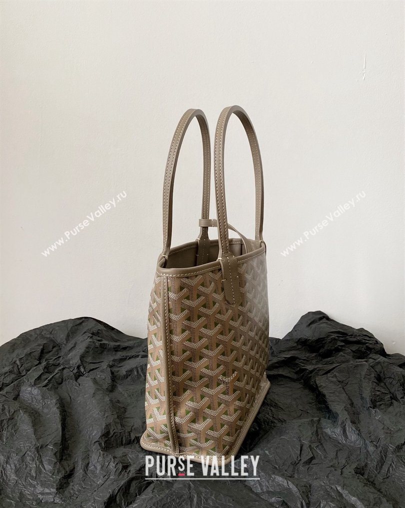 Goyard Anjou Mini Tote Bag Grey/Green 2026 2003 (BI-260122035)