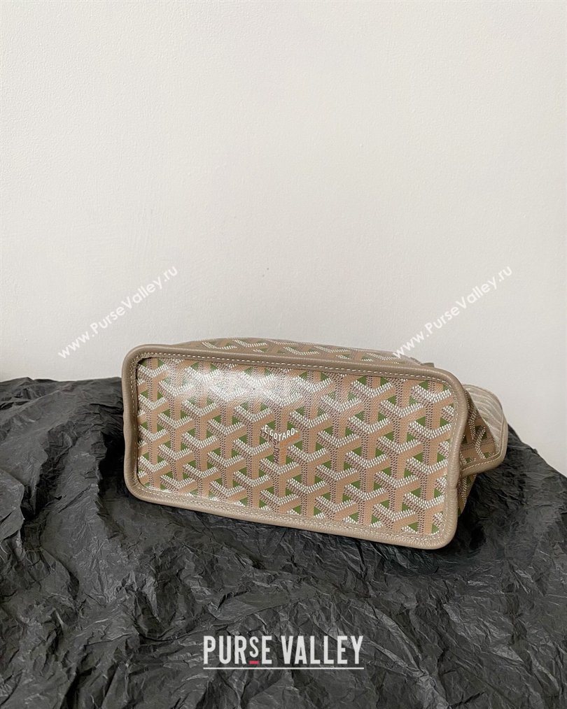 Goyard Anjou Mini Tote Bag Grey/Green 2026 2003 (BI-260122035)