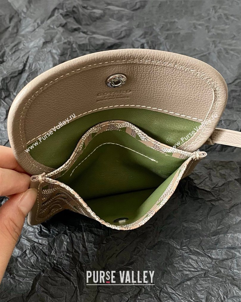 Goyard Anjou Mini Tote Bag Grey/Green 2026 2003 (BI-260122035)