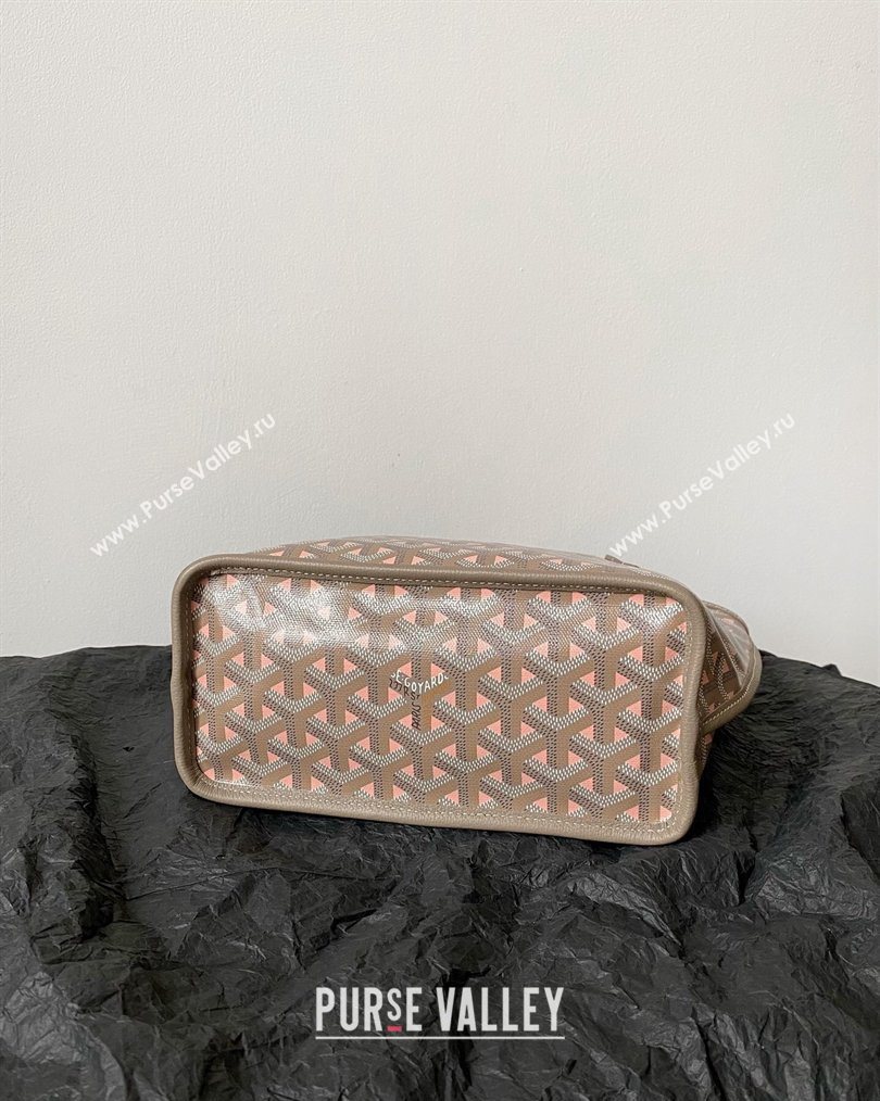 Goyard Anjou Mini Tote Bag Grey/Pink 2026 2003 (BI-260122036)
