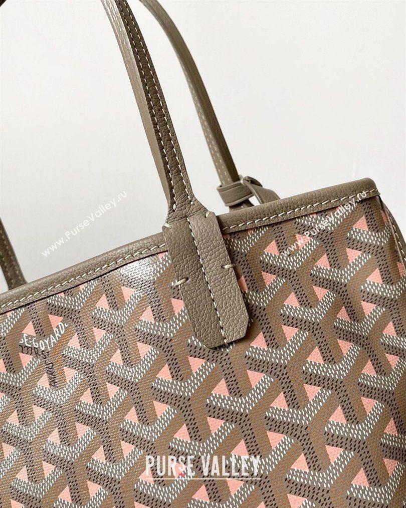 Goyard Anjou Mini Tote Bag Grey/Pink 2026 2003 (BI-260122036)