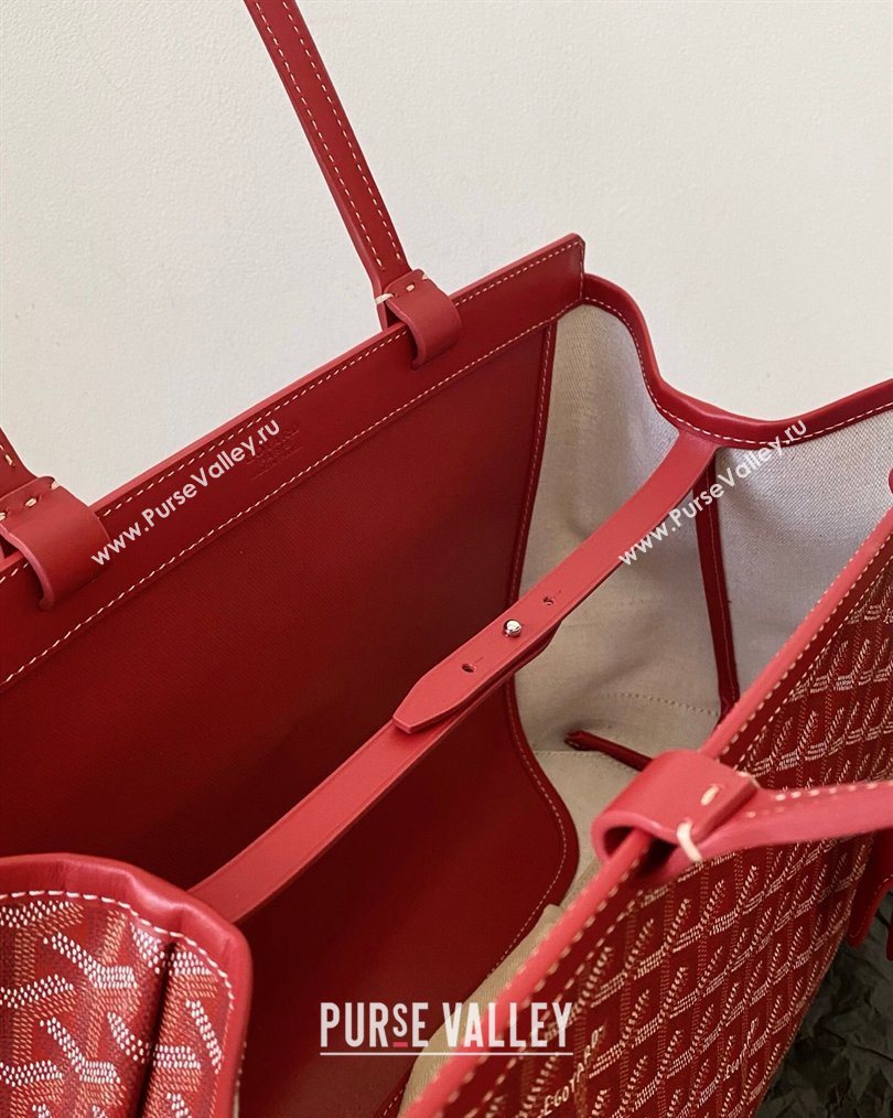 Goyard Bellechasse Biaude Tote PM Bag Red 2026 00322 (BI-260122020)