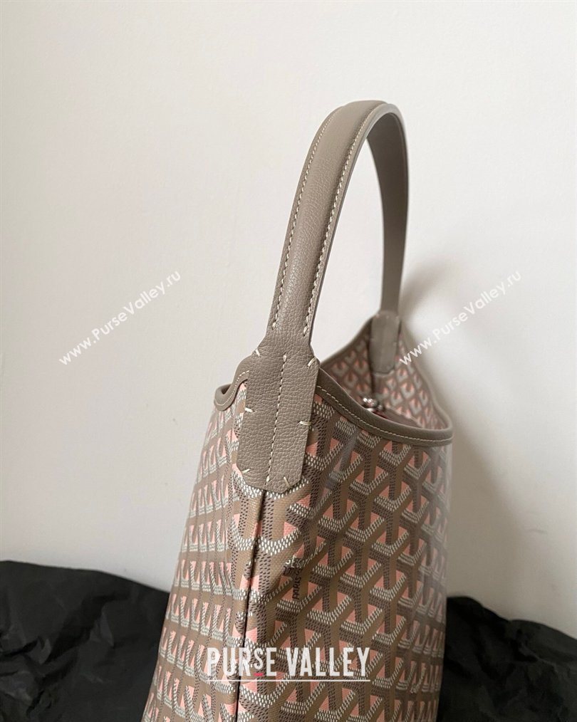 Goyard Boheme Hobo Bag Grey/Pink 2026 GY8120 (BI-260122037)