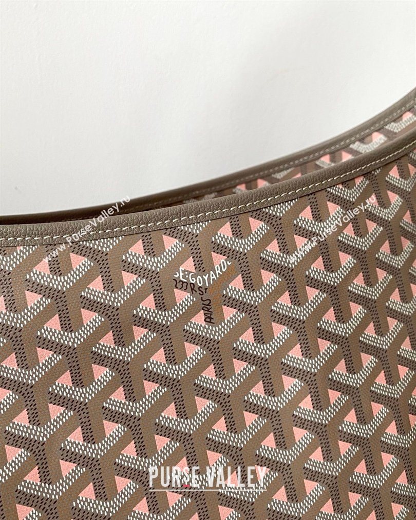 Goyard Boheme Hobo Bag Grey/Pink 2026 GY8120 (BI-260122037)