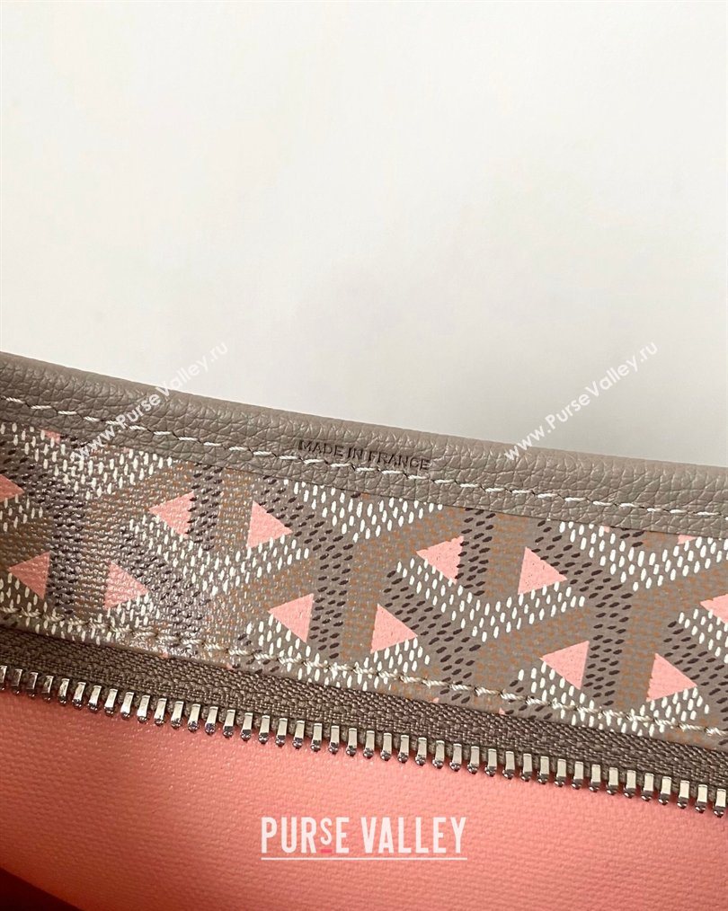 Goyard Boheme Hobo Bag Grey/Pink 2026 GY8120 (BI-260122037)