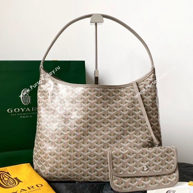 Goyard Boheme Hobo Bag Grey/Green 2026 GY8120 (BI-260122038)