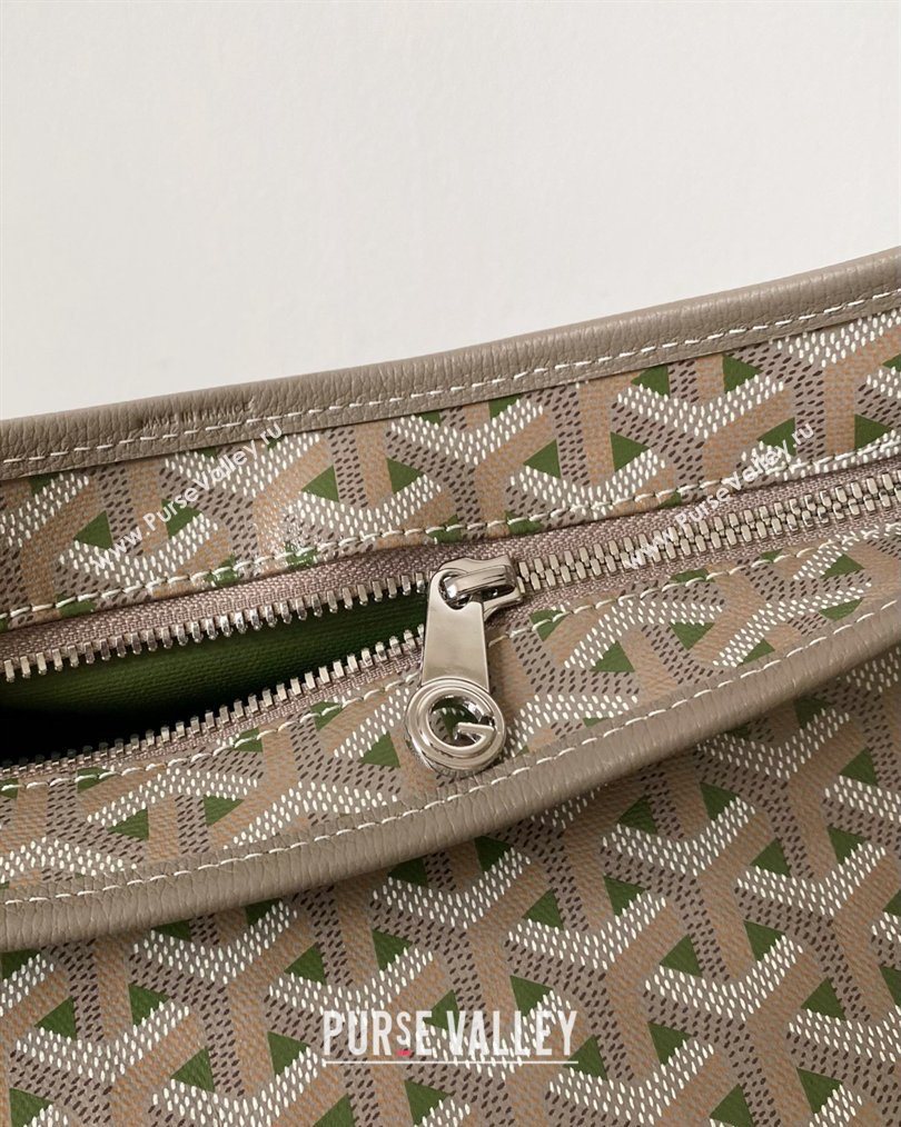 Goyard Boheme Hobo Bag Grey/Green 2026 GY8120 (BI-260122038)