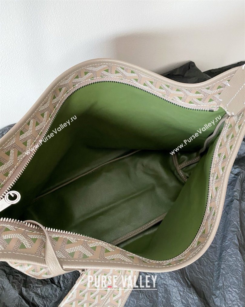 Goyard Boheme Hobo Bag Grey/Green 2026 GY8120 (BI-260122038)