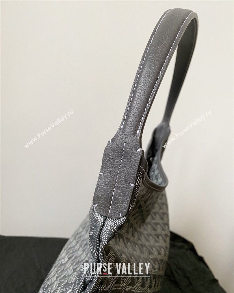 Goyard Boheme Hobo Bag with Red Heart Grey 2026 (BI-260122039)