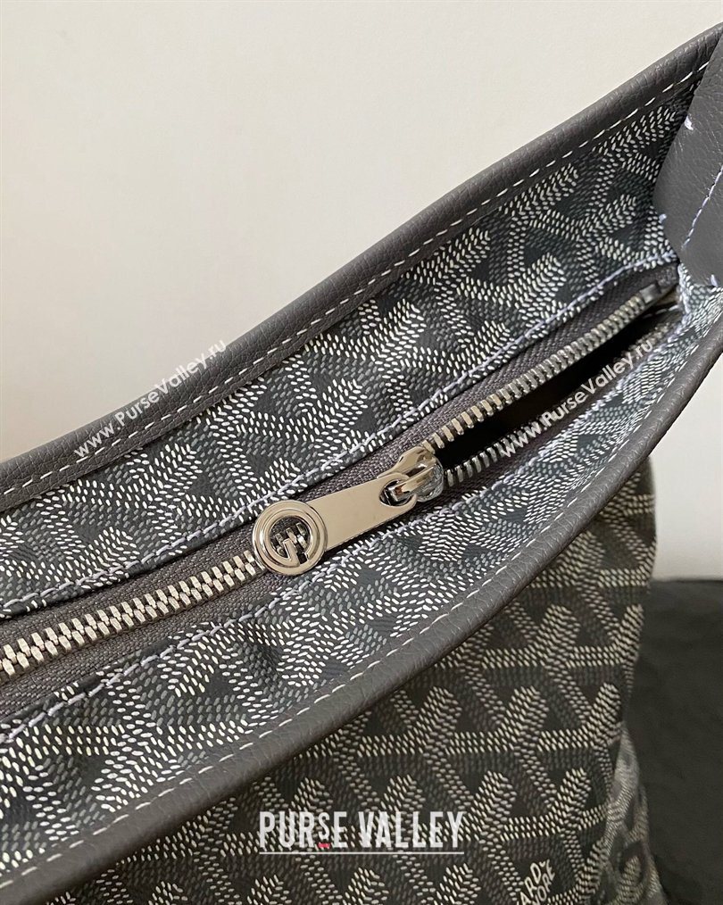 Goyard Boheme Hobo Bag with Red Heart Grey 2026 (BI-260122039)