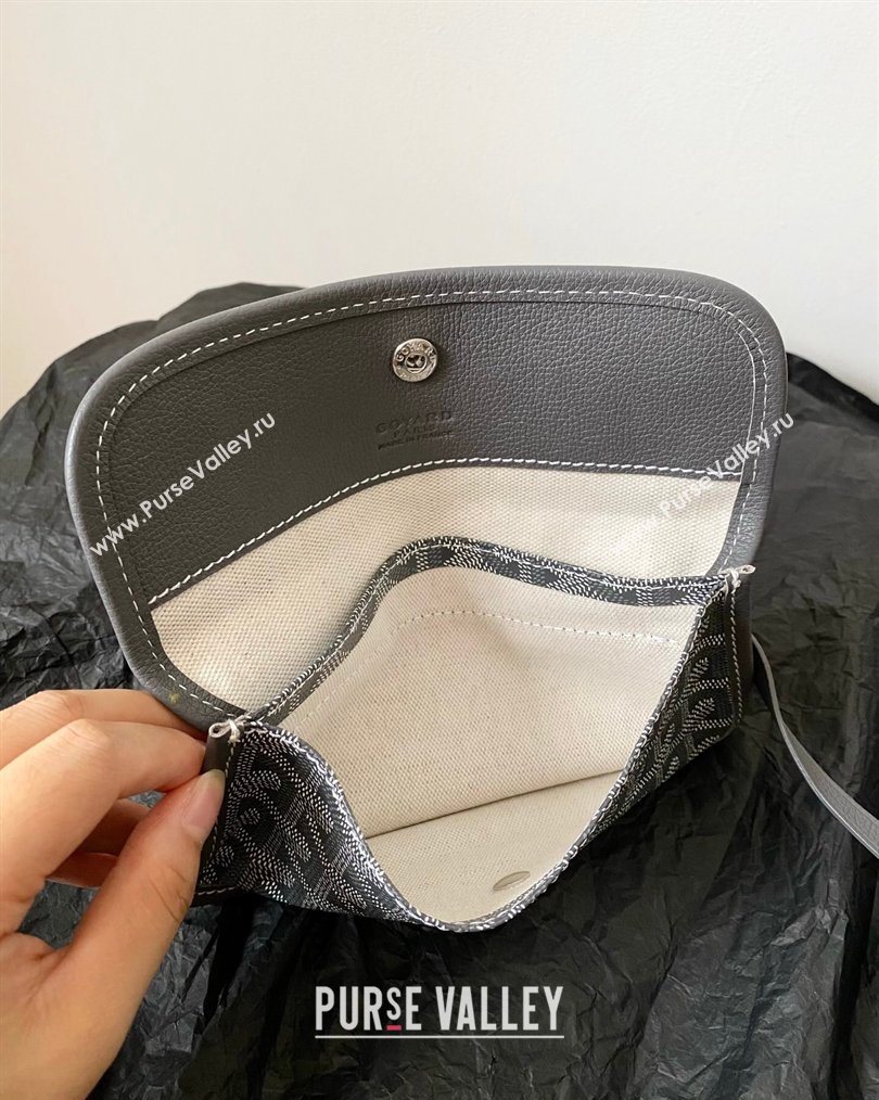 Goyard Boheme Hobo Bag with Red Heart Grey 2026 (BI-260122039)