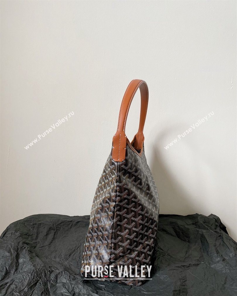 Goyard Boheme Hobo Bag with Red Heart Brown 2026 (BI-260122040)