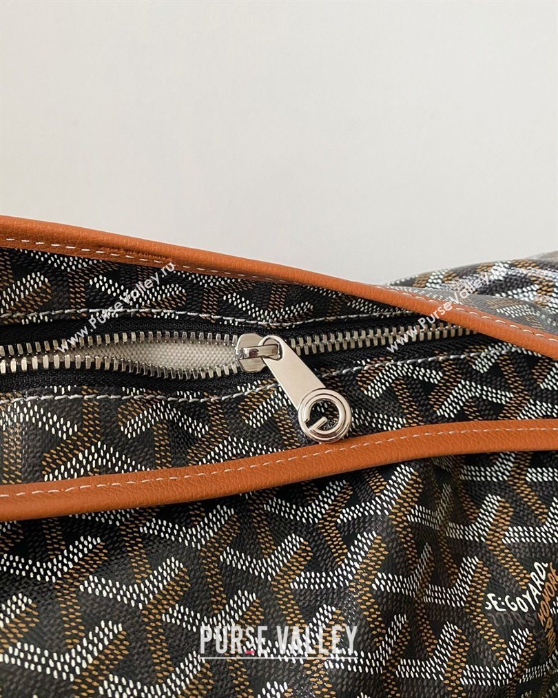 Goyard Boheme Hobo Bag with Red Heart Brown 2026 (BI-260122040)