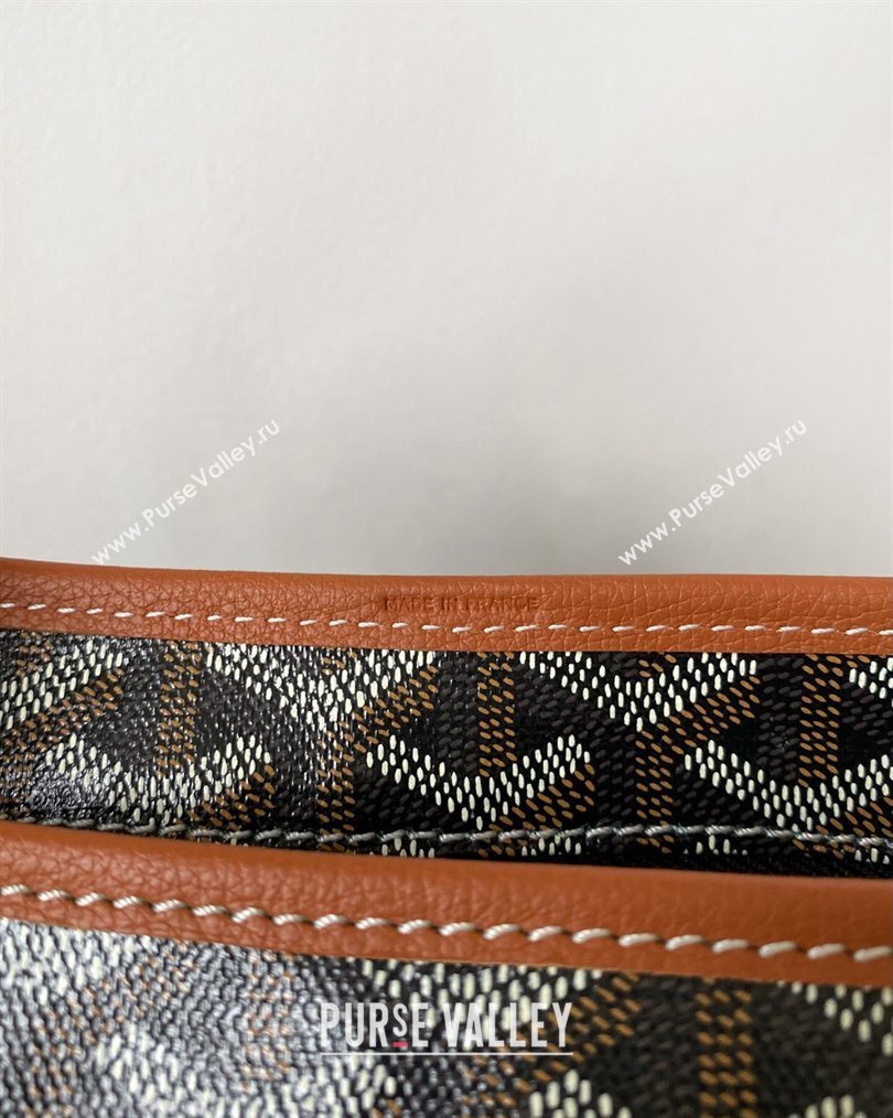 Goyard Boheme Hobo Bag with Red Heart Brown 2026 (BI-260122040)