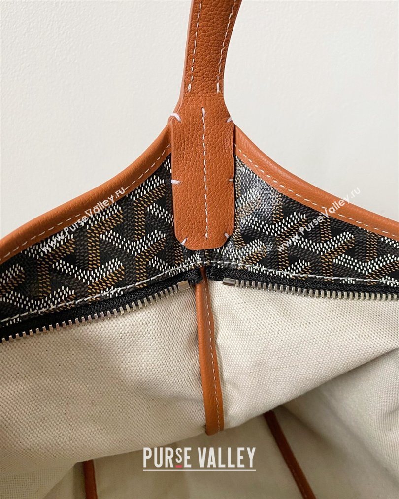 Goyard Boheme Hobo Bag with Red Heart Brown 2026 (BI-260122040)