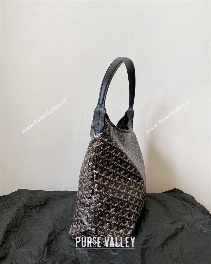Goyard Boheme Hobo Bag with Red Heart Black 2026 (BI-260122041)