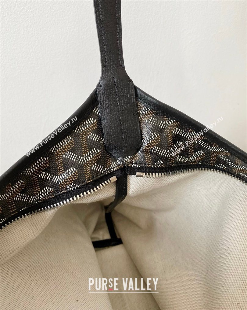 Goyard Boheme Hobo Bag with Red Heart Black 2026 (BI-260122041)