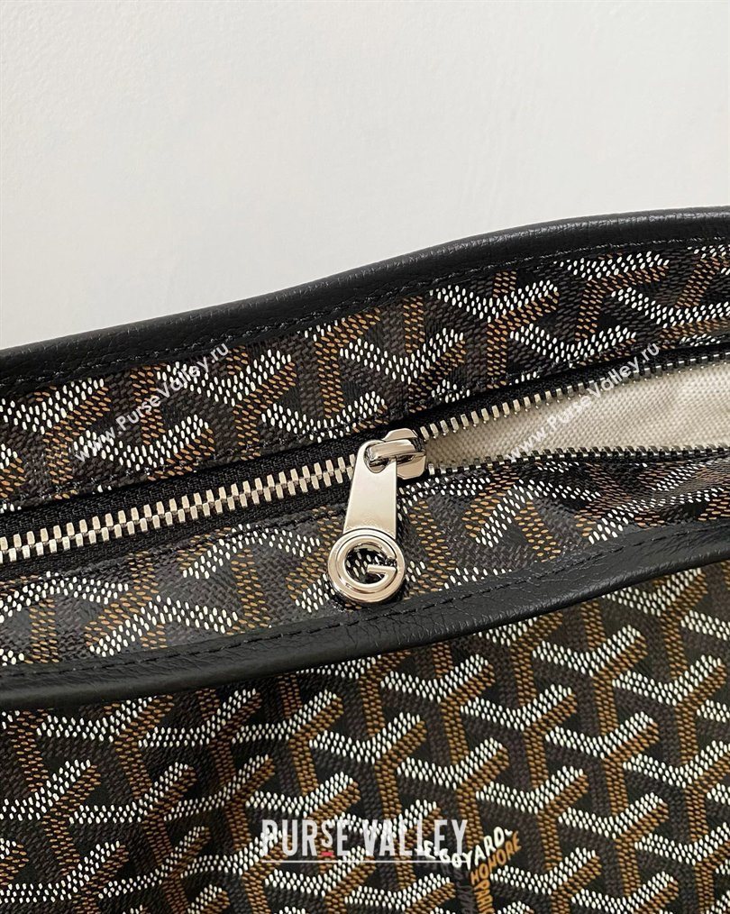 Goyard Boheme Hobo Bag with Red Heart Black 2026 (BI-260122041)