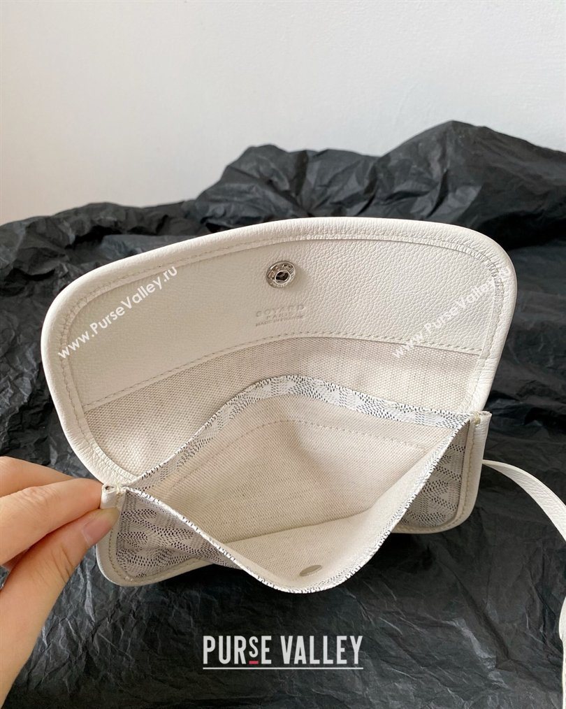 Goyard Boheme Hobo Bag with Red Heart White 2026 (BI-260122042)