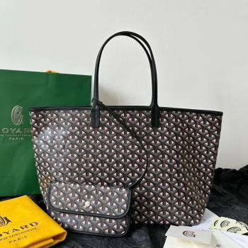 Goyard Saint Louis PM Bag Print Black/Pink 2026 0122 (BI-260122051)