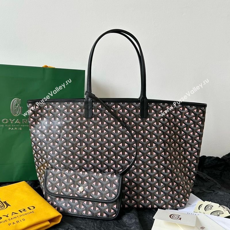 Goyard Saint Louis PM Bag Print Black/Pink 2026 0122 (BI-260122051)