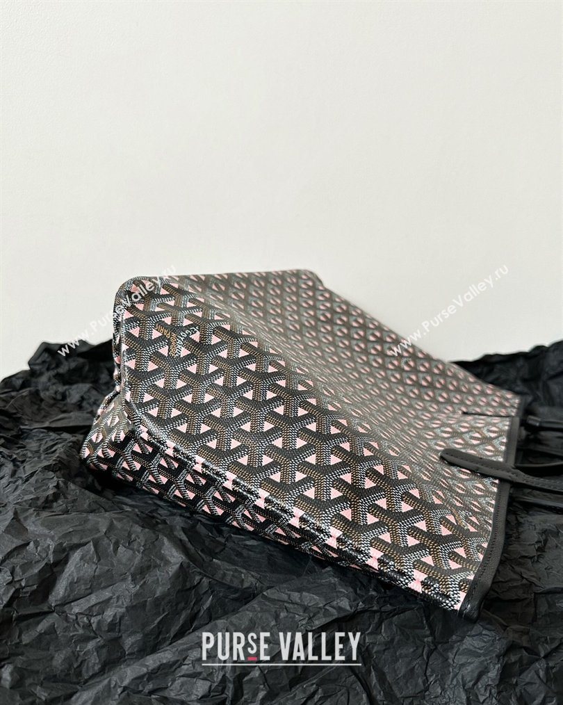 Goyard Saint Louis PM Bag Print Black/Pink 2026 0122 (BI-260122051)