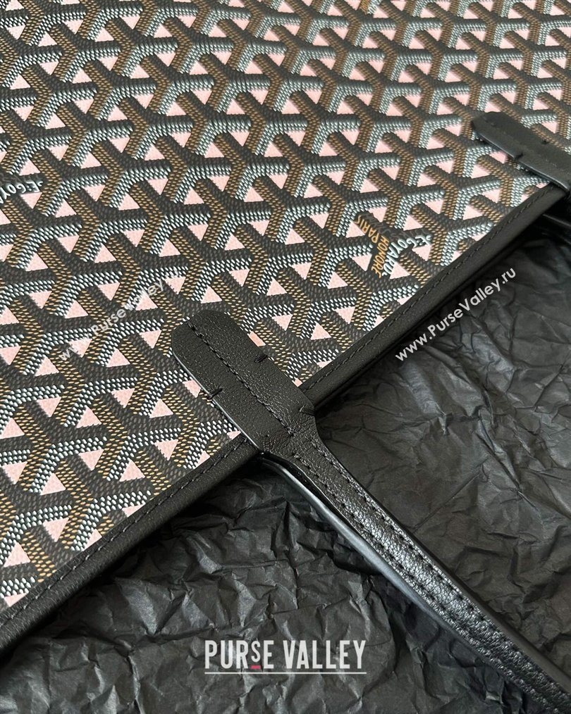 Goyard Saint Louis PM Bag Print Black/Pink 2026 0122 (BI-260122051)
