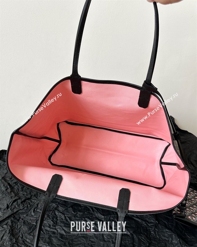 Goyard Saint Louis PM Bag Print Black/Pink 2026 0122 (BI-260122051)