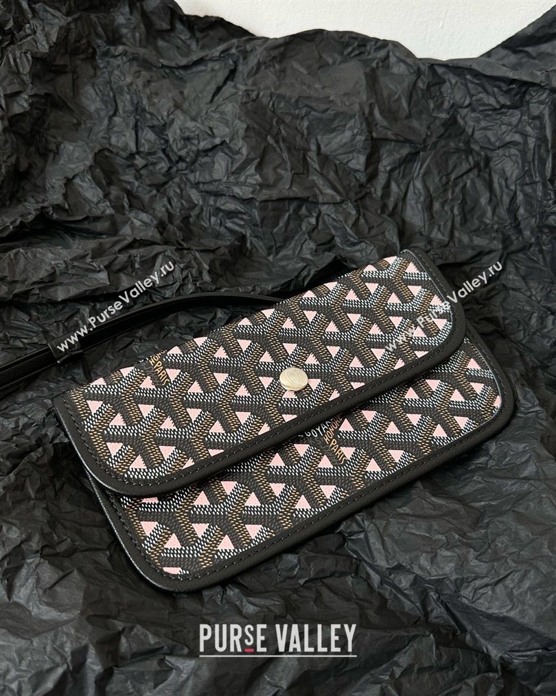 Goyard Saint Louis PM Bag Print Black/Pink 2026 0122 (BI-260122051)