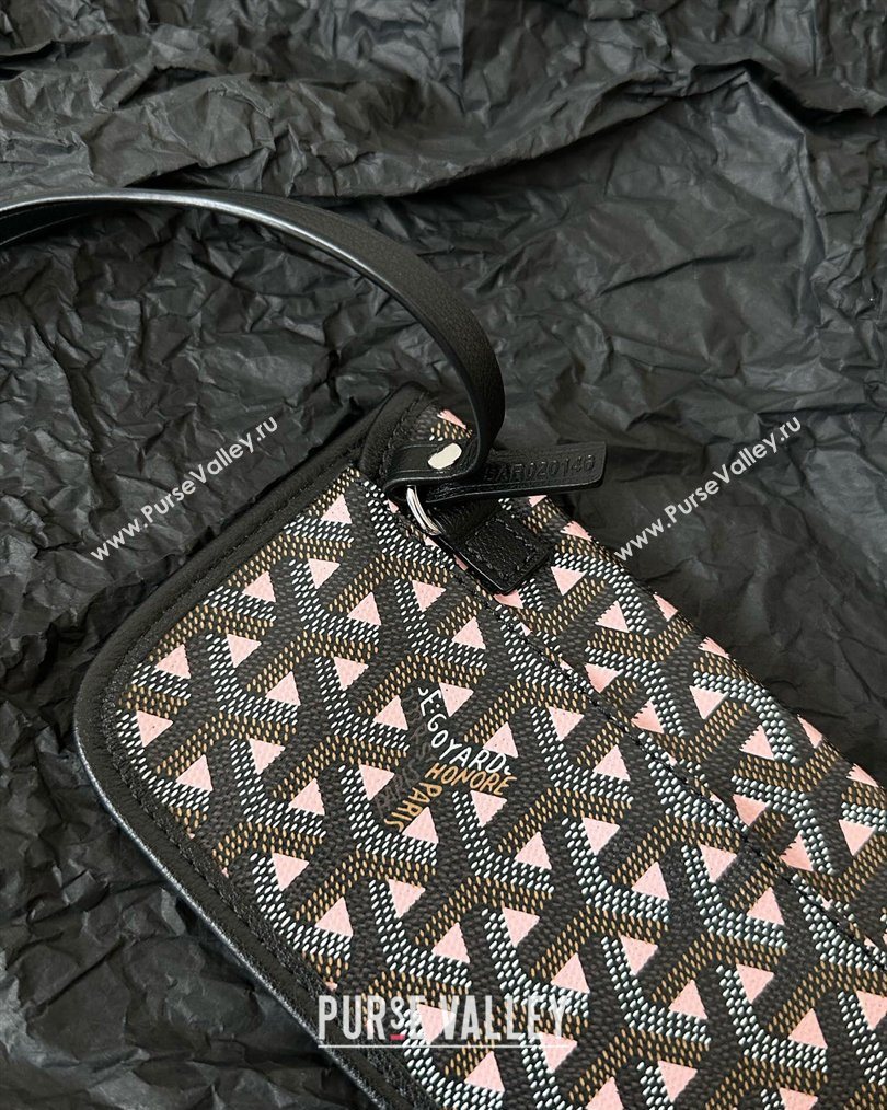 Goyard Saint Louis PM Bag Print Black/Pink 2026 0122 (BI-260122051)