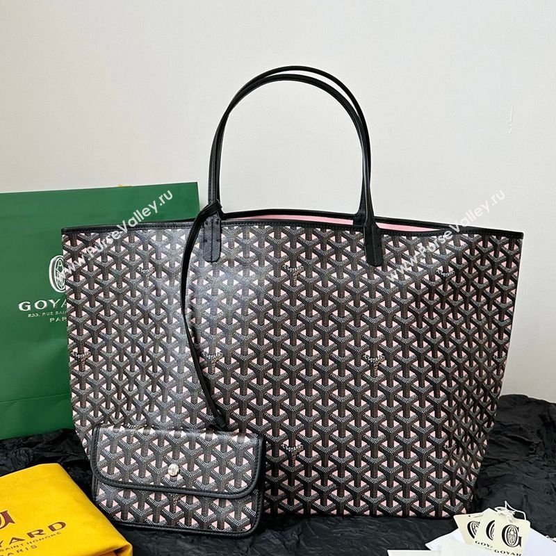 Goyard Saint Louis GM Bag Black/Pink 2026 0122 (BI-260122052)
