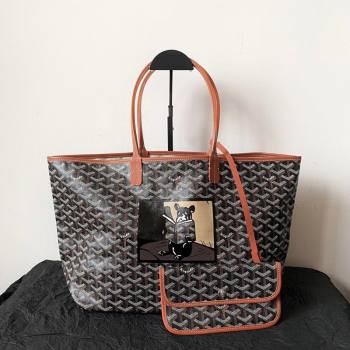 Goyard Saint Louis PM Bag with Bulldog Print Brown 2026 (BI-260122055)