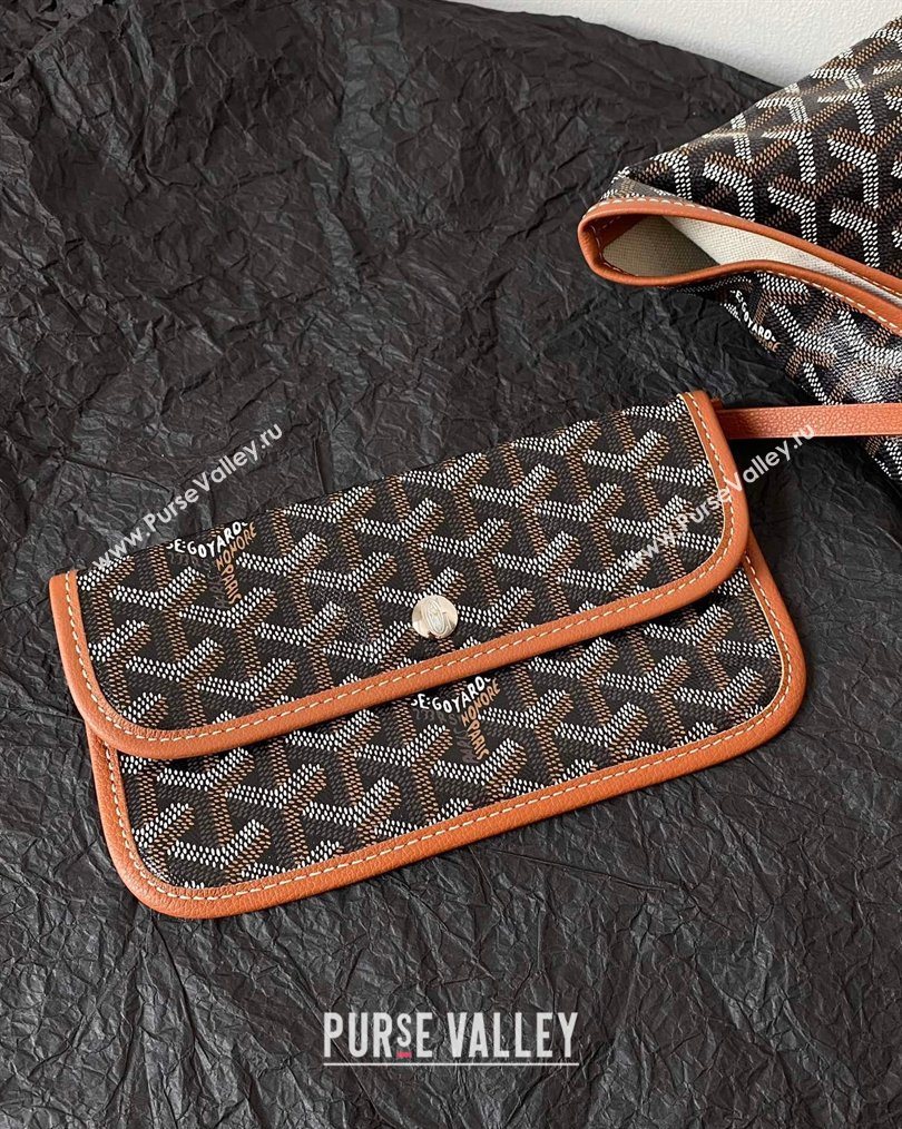 Goyard Saint Louis PM Bag with Bulldog Print Brown 2026 (BI-260122055)