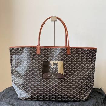 Goyard Saint Louis GM Bag with Bulldog Print Brown 2026 (BI-260122057)