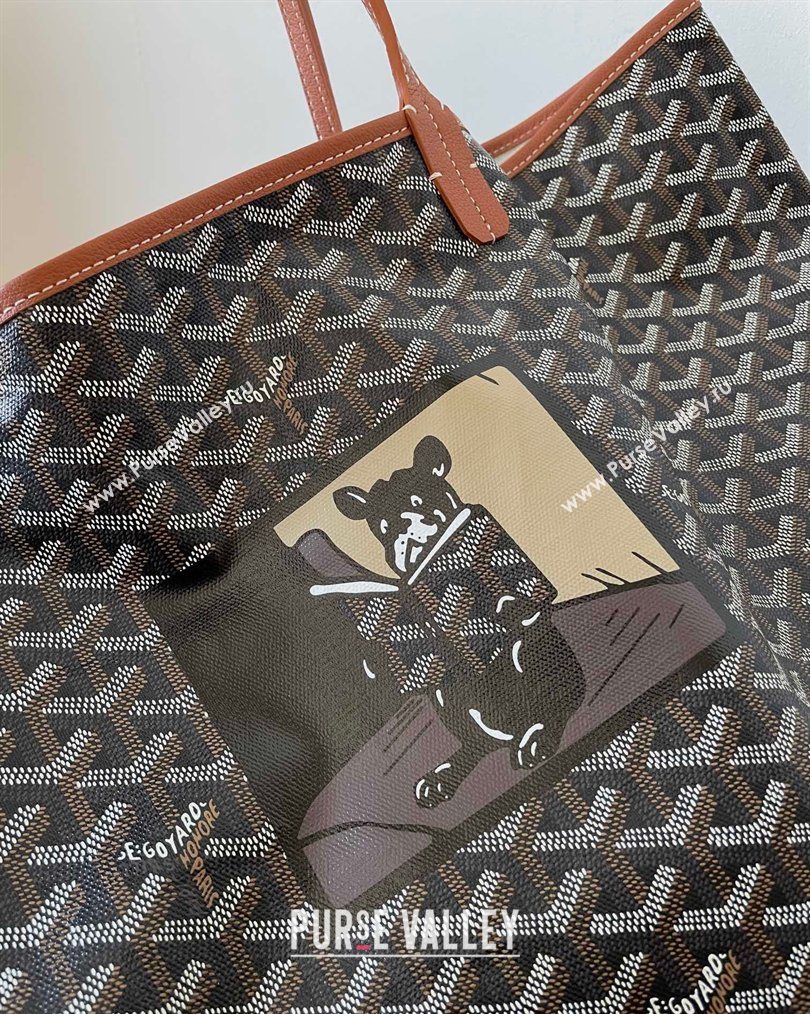 Goyard Saint Louis GM Bag with Bulldog Print Brown 2026 (BI-260122057)