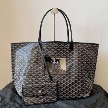 Goyard Saint Louis GM Bag with Bulldog Print Black 2026 (BI-260122058)