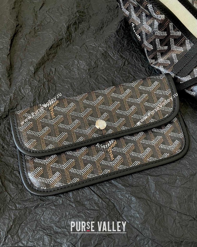 Goyard Saint Louis GM Bag with Bulldog Print Black 2026 (BI-260122058)