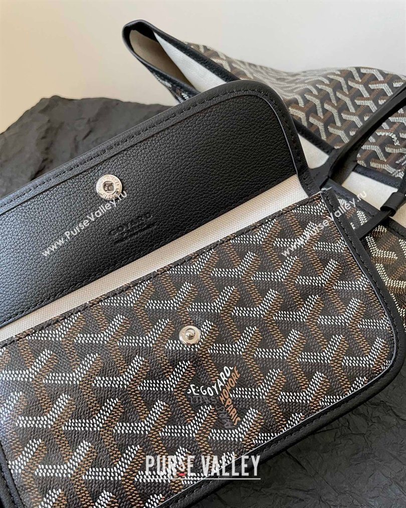 Goyard Saint Louis GM Bag with Bulldog Print Black 2026 (BI-260122058)
