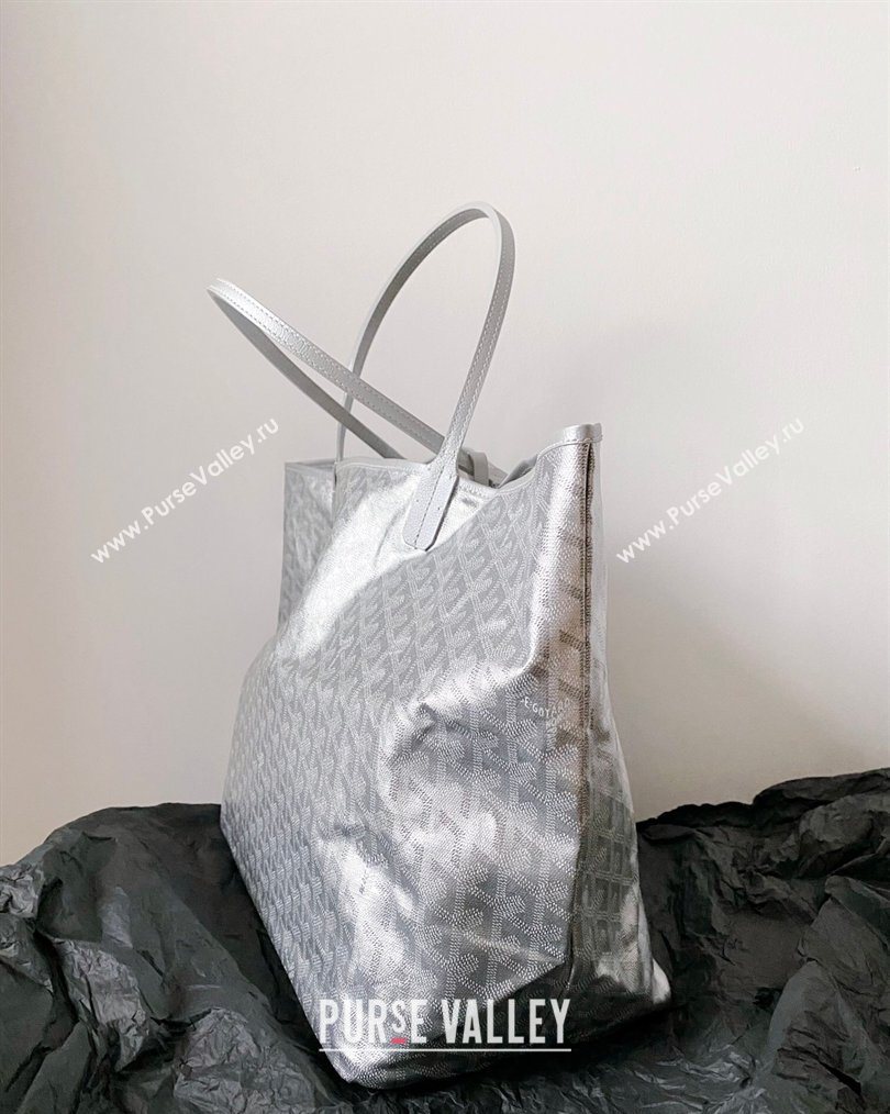 Goyard Saint Louis GM Bag with Dogtooth Print Silver 2026 (BI-260122054)