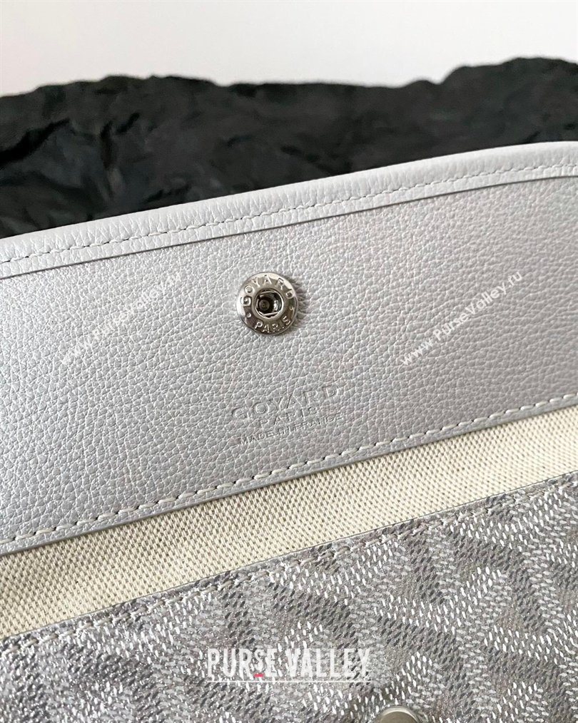 Goyard Saint Louis GM Bag with Dogtooth Print Silver 2026 (BI-260122054)