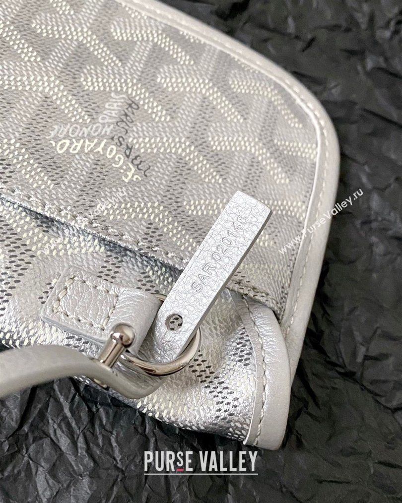 Goyard Saint Louis GM Bag with Dogtooth Print Silver 2026 (BI-260122054)