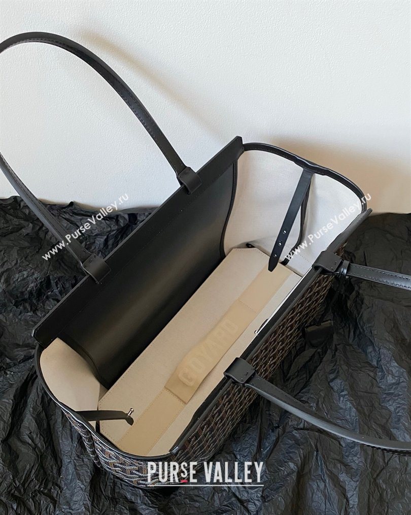 Goyard Bellechasse Biaude Tote PM Bag Black 2026 00322 (BI-260122021)