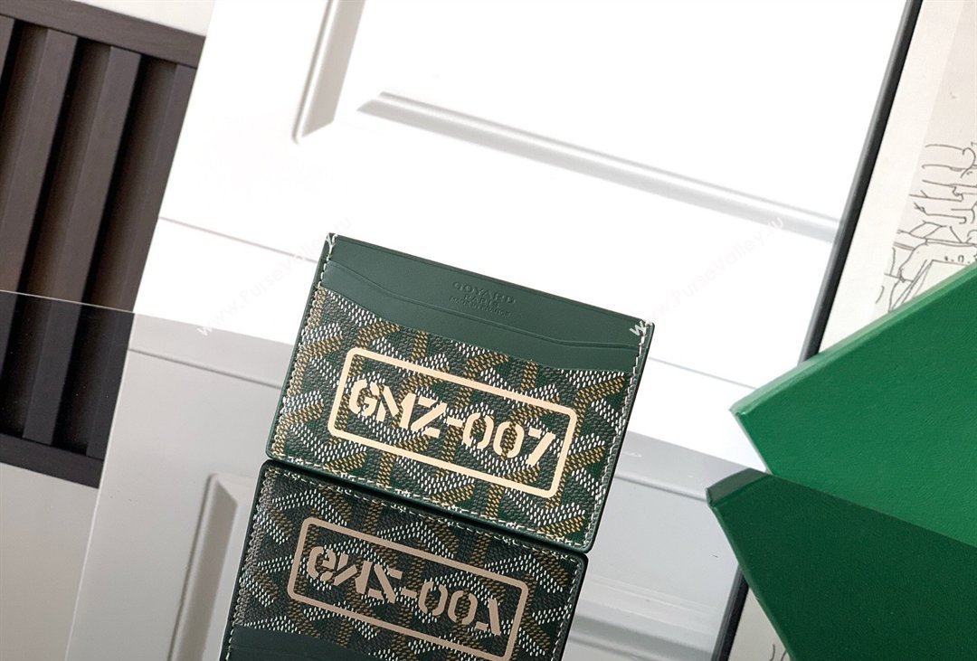 Goyard Saint-Sulpice Card Case Wallet Dark Green 2026 3301 (SCAI-260331097)