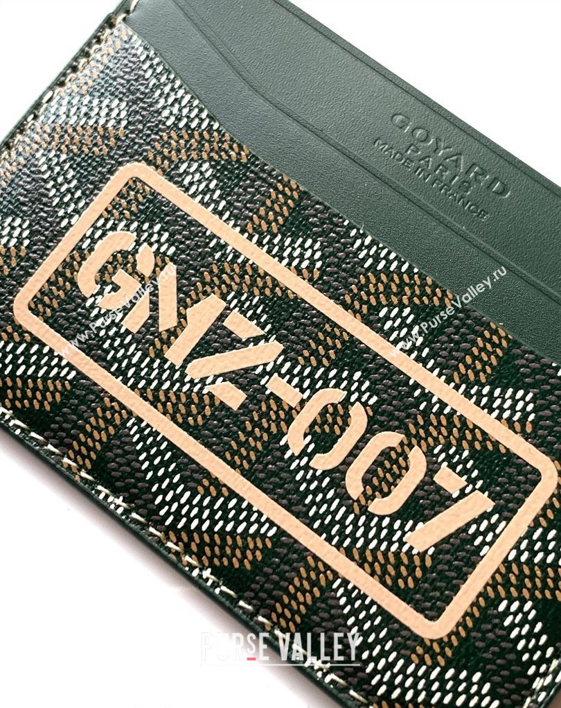 Goyard Saint-Sulpice Card Case Wallet Dark Green 2026 3301 (SCAI-260331097)