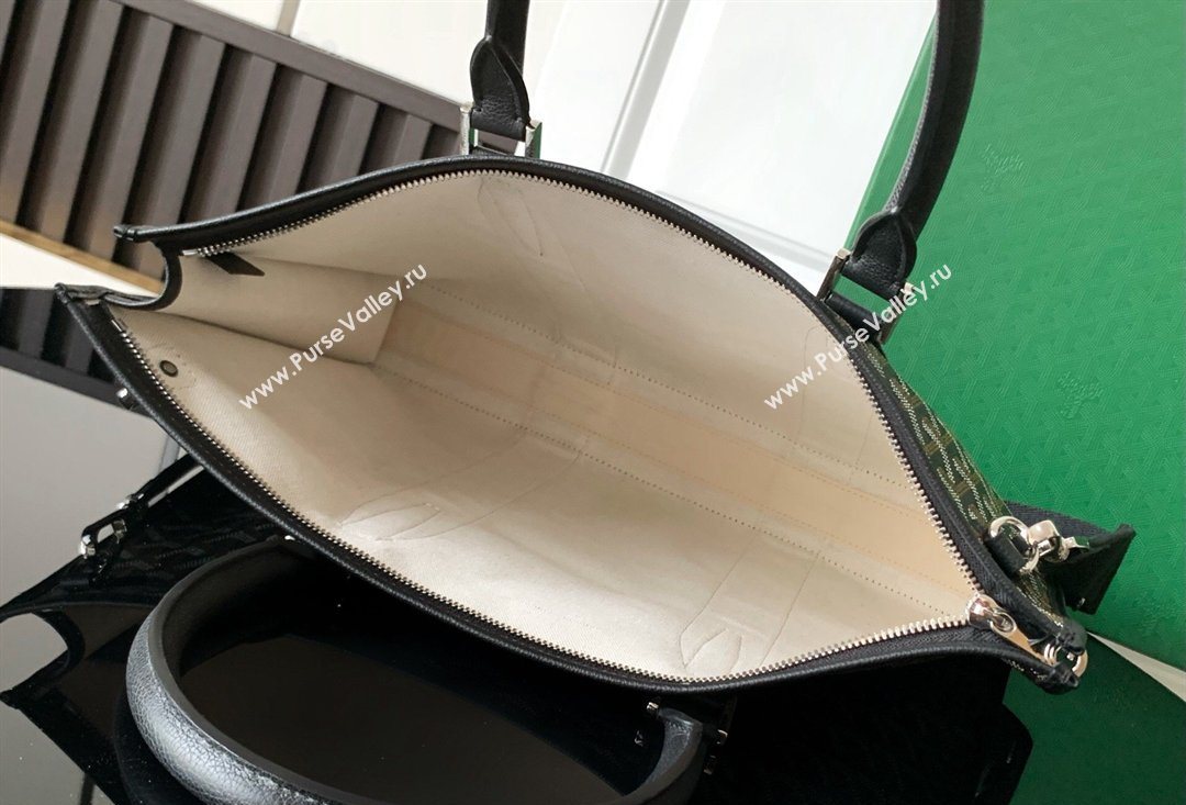 Goyard Morvan Document Case Top Handle Bag Black 2026 GY8066 (SCAI-260331001)