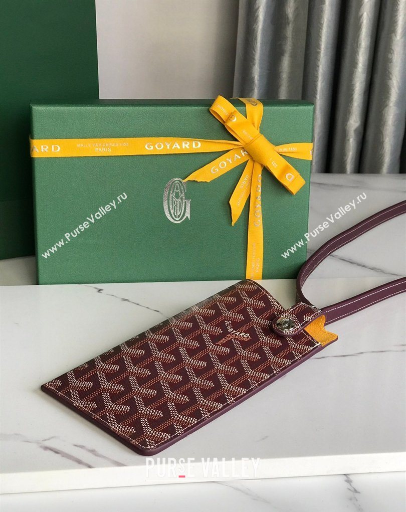 Goyard Montmartre GM Case Burgundy 2026 GY0331 (nana-260331107)