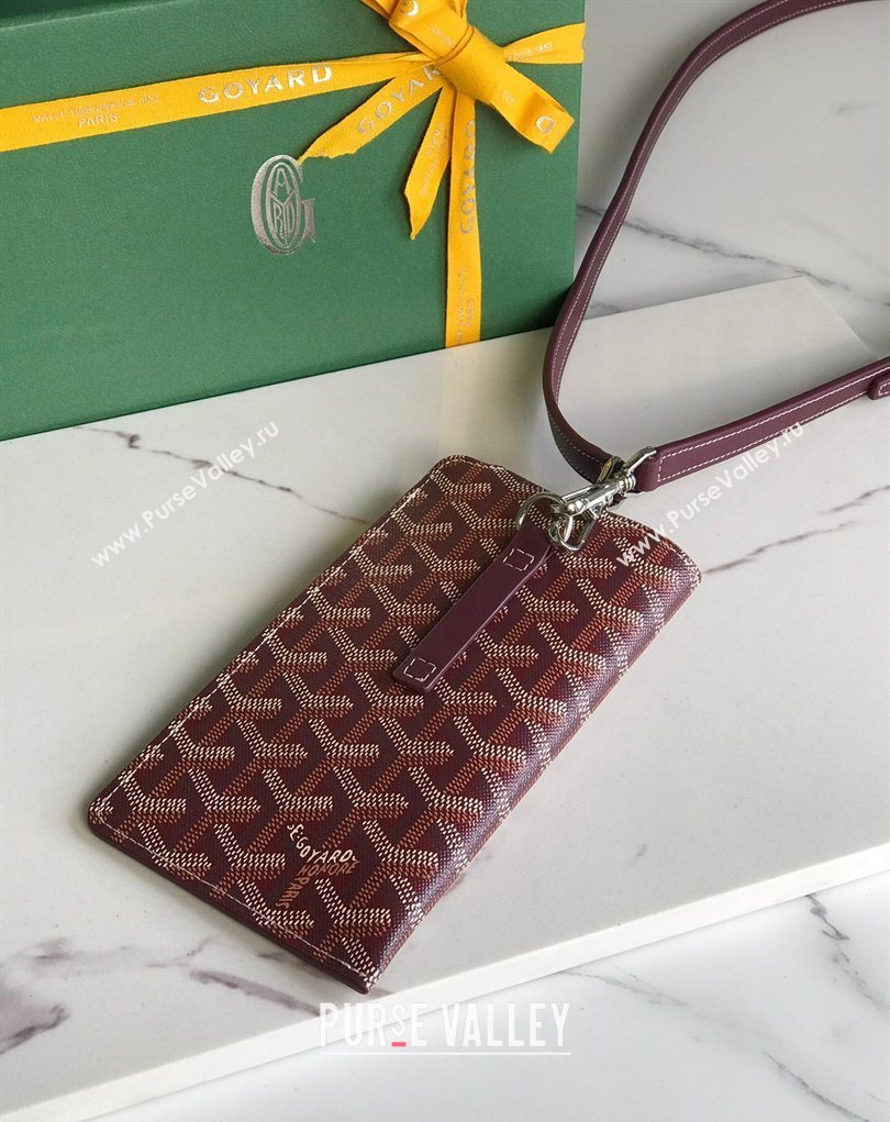 Goyard Montmartre GM Case Burgundy 2026 GY0331 (nana-260331107)