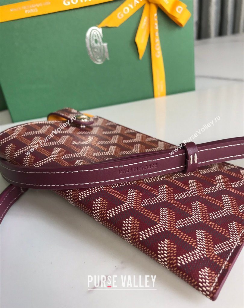 Goyard Montmartre GM Case Burgundy 2026 GY0331 (nana-260331107)